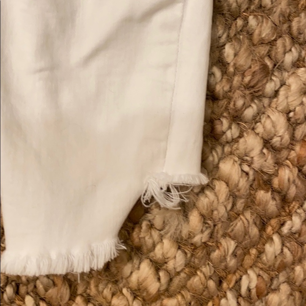 ZARA KIDS WHITE RIPPED JEANS - Picture 7 of 13